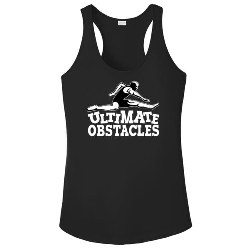 Ultimate Obstacles - Ladies PosiCharge ® Competitor ™ Racerback Tank Thumbnail